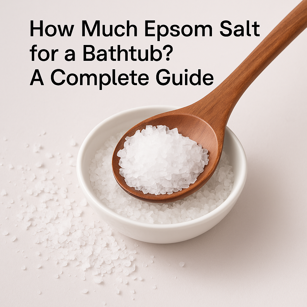 How Much Epsom Salt for a Bathtub? A Complete Guide