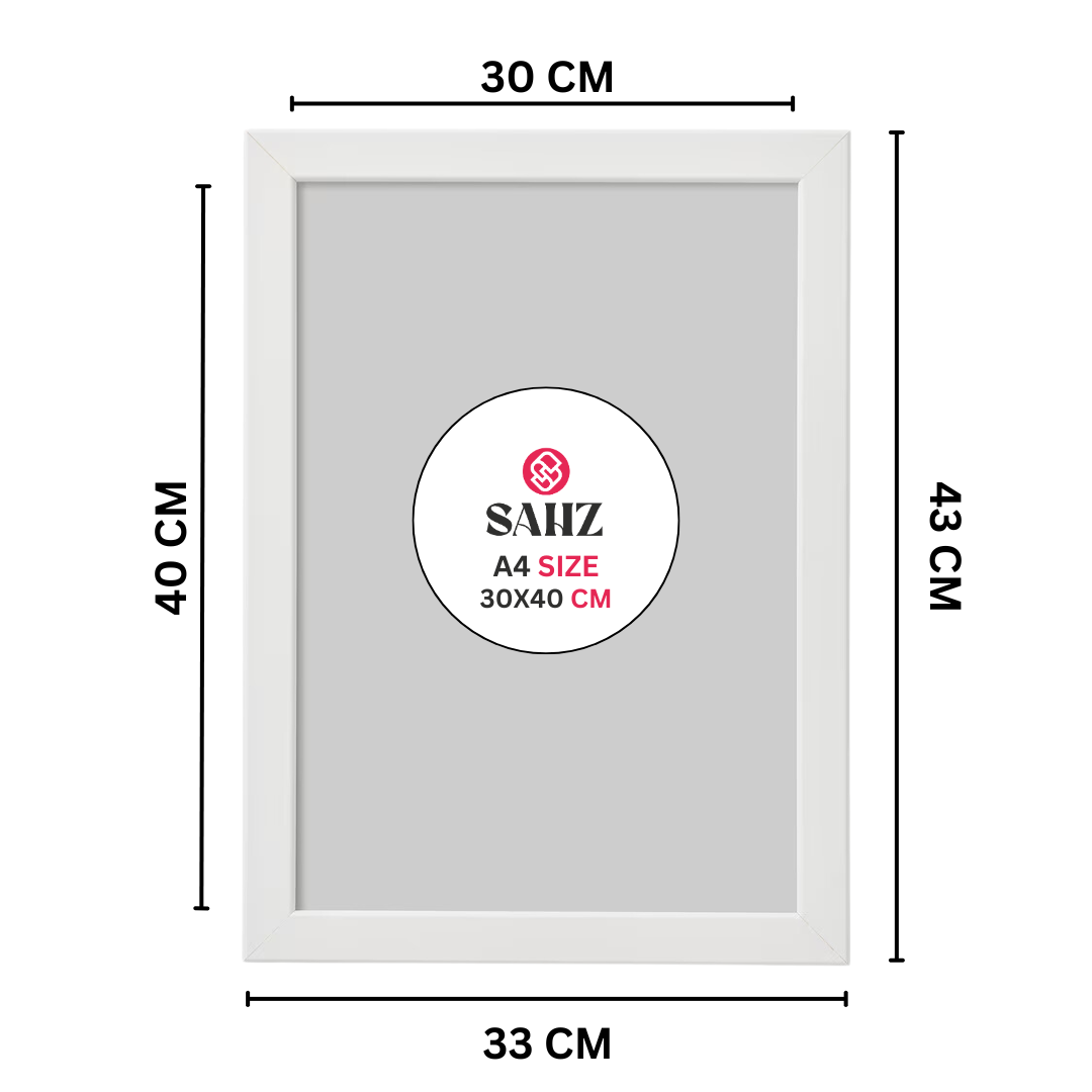 SAHZ Picture Frames White 30x40 cm - Pack of 5