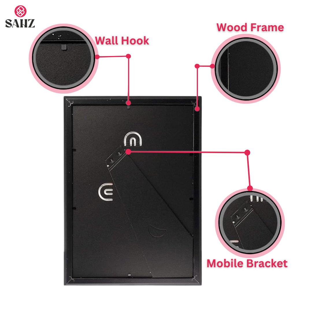 SAHZ Picture Frames Black 30x40 cm - Pack of 4